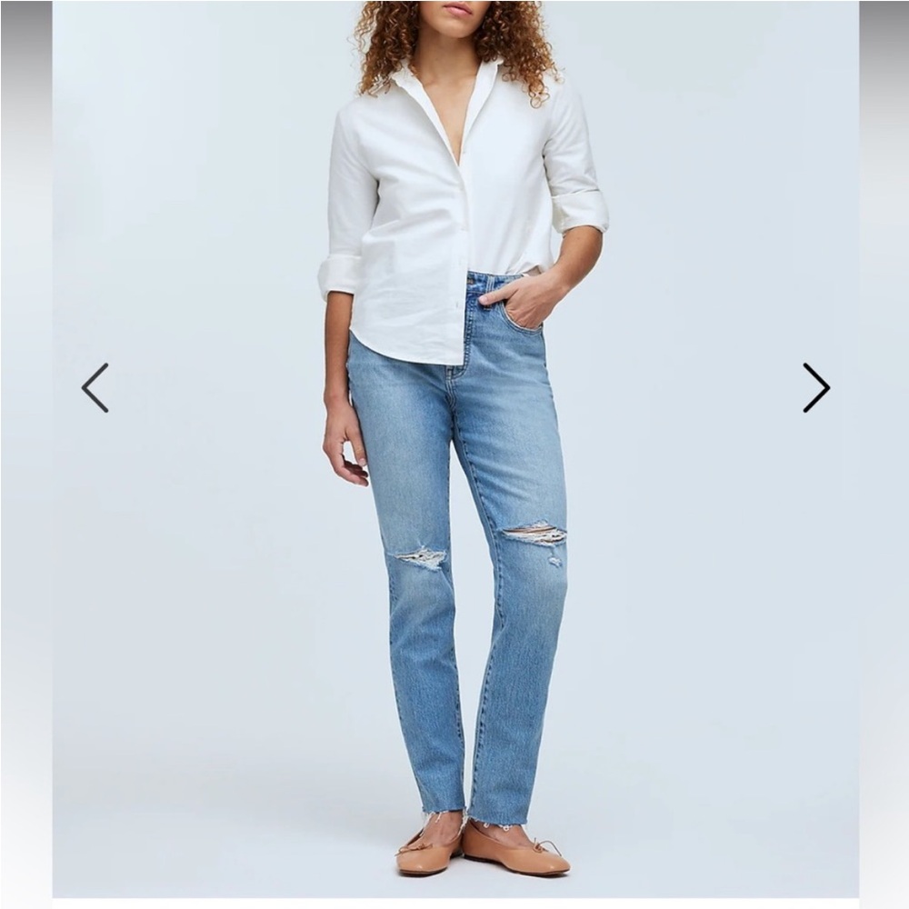Madewell The Perfect Vintage Jean Size 28 x 27 Medium light blue wash GUC